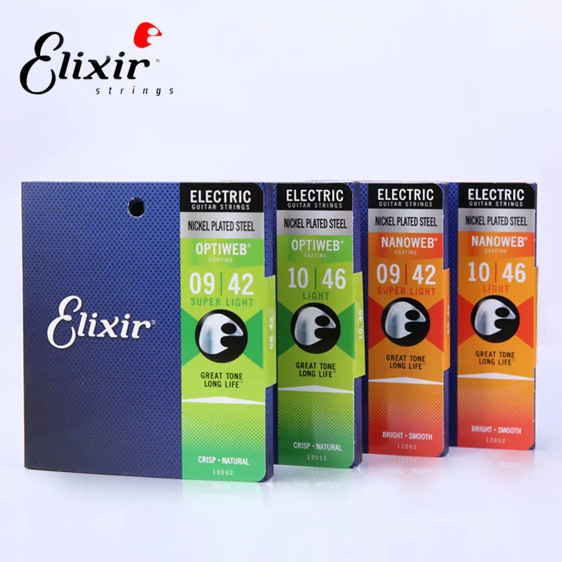 Elixir Acoustic Guitar Strings Nanoweb Phosphor 16027 16052 Electric Guitar 12052  Musical Instrument Accessories Free Shipping musical instrument parts guitar strings acoustic stringed instrument accessories 012 053 a408 alice guitar strings