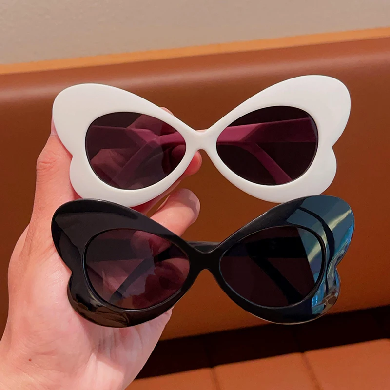 Kids Sunglasses Children Sunglasses New Children Simple Butterfly Shaped Cute Sunglasses UV400 Girls Boys Fashion Colors Protection Sunglasses Kids Sun Glasses