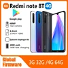Xiaomi Redmi Note 8T 4G Global firmware 6.3inch Qualcomm Snapdragon 665 18W rear fingerprint smartphone used phone 1