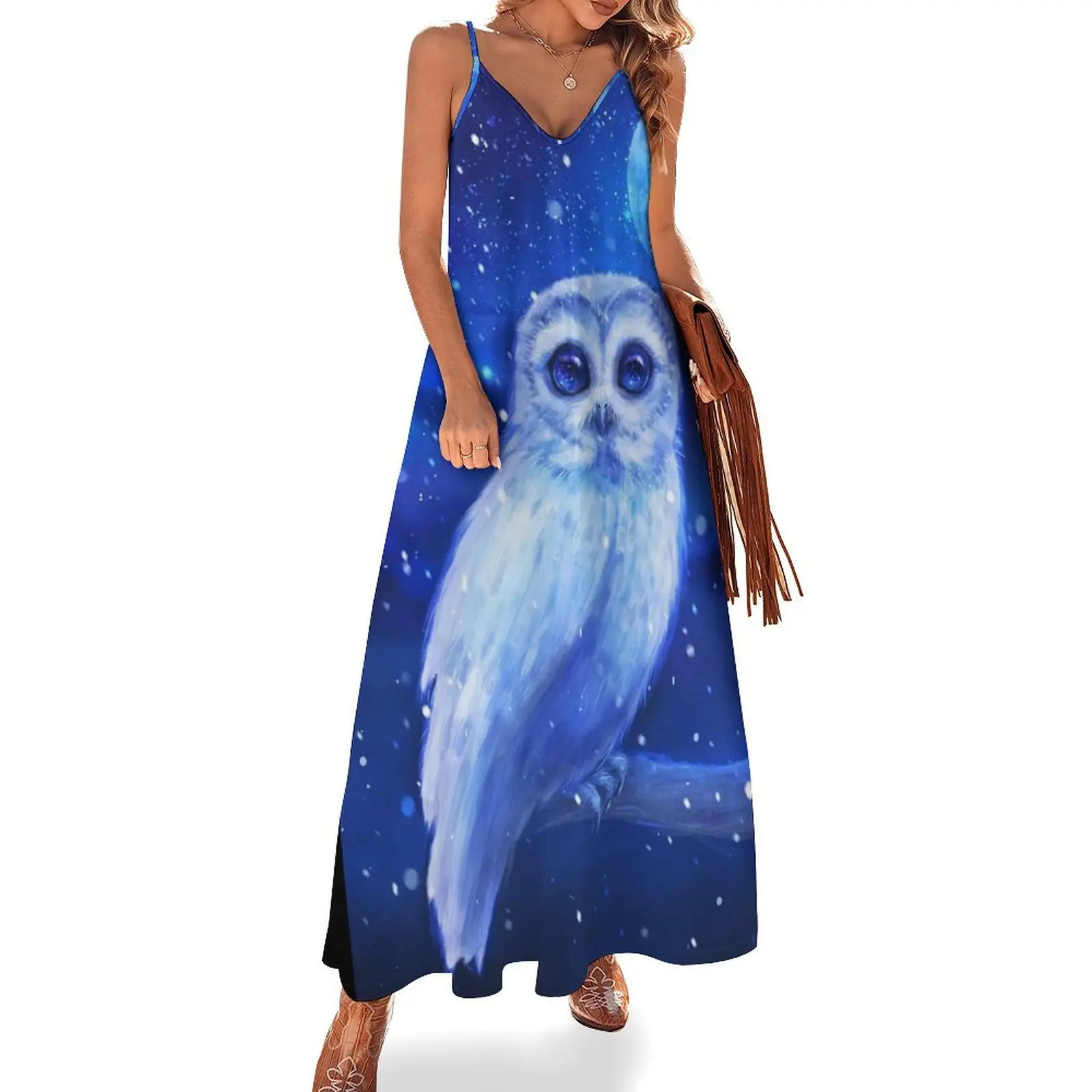 

Winter owl Sleeveless Dress dresses for woman 2024 elegant and pretty women's dresses