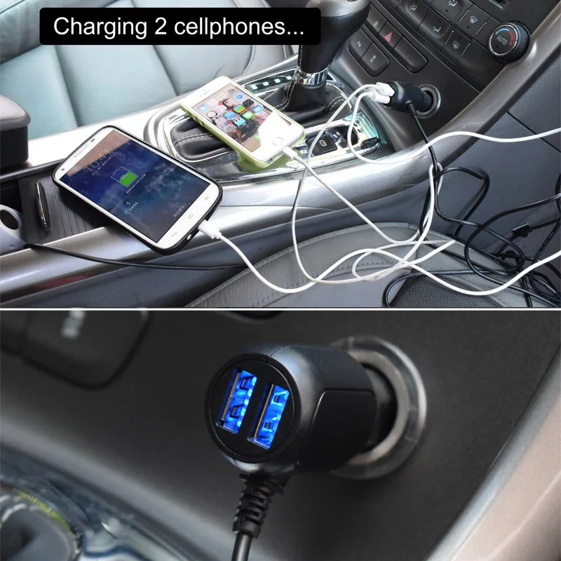 รูปสินค้า สายชาร์จรถยนต์ USB สำหรับ DVR กล้อง GPS