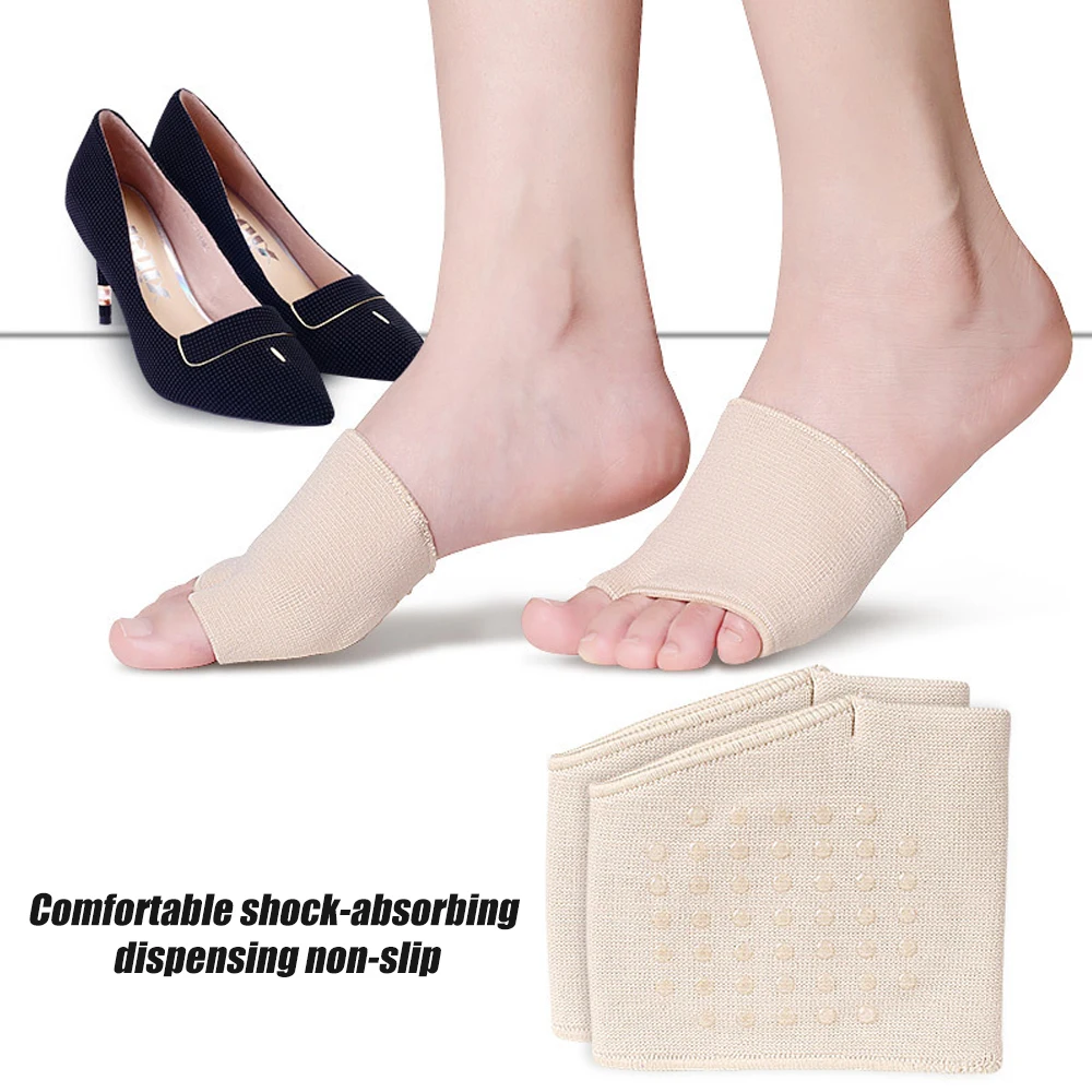 Metatarsal Sleeve Pads Ball of Foot Cushion Soft Gel for Mortons Neuroma Metatarsal Forefoot Pain Relie 1 pair