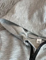 Ensemble 2 pièces pour bébé garçon de 0 à 3 ans, vêtements à capuche, haut à manches longues et pantalon, décontracté, Patchwork, printemps-automne 3