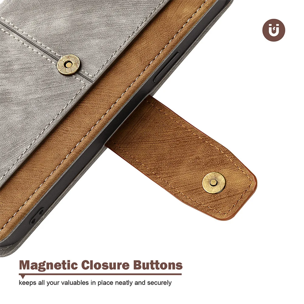Luxury Leather Flip Cover Business Phone Case
