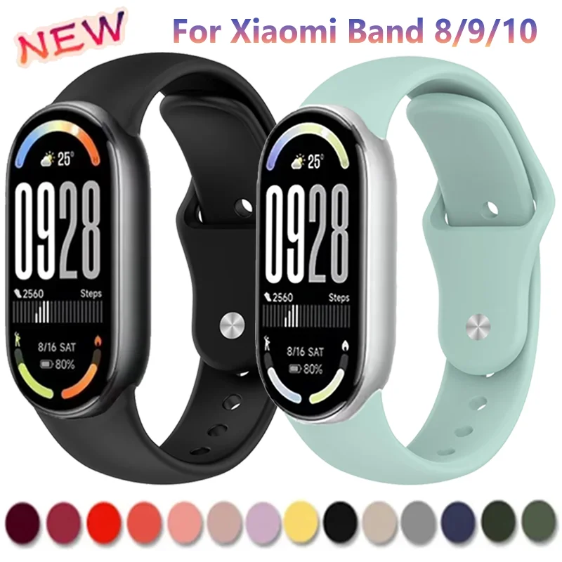 Silicone Sports Strap with Metal Buckle - Soft, Comfortable, and Durable Wristband Accessory