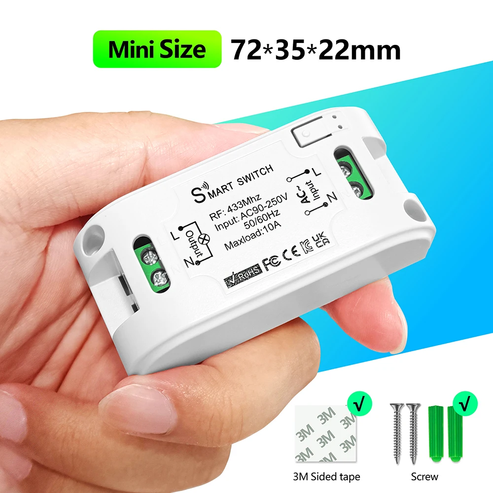 Luz, AC, Mini Módulo de Relé, Mini
