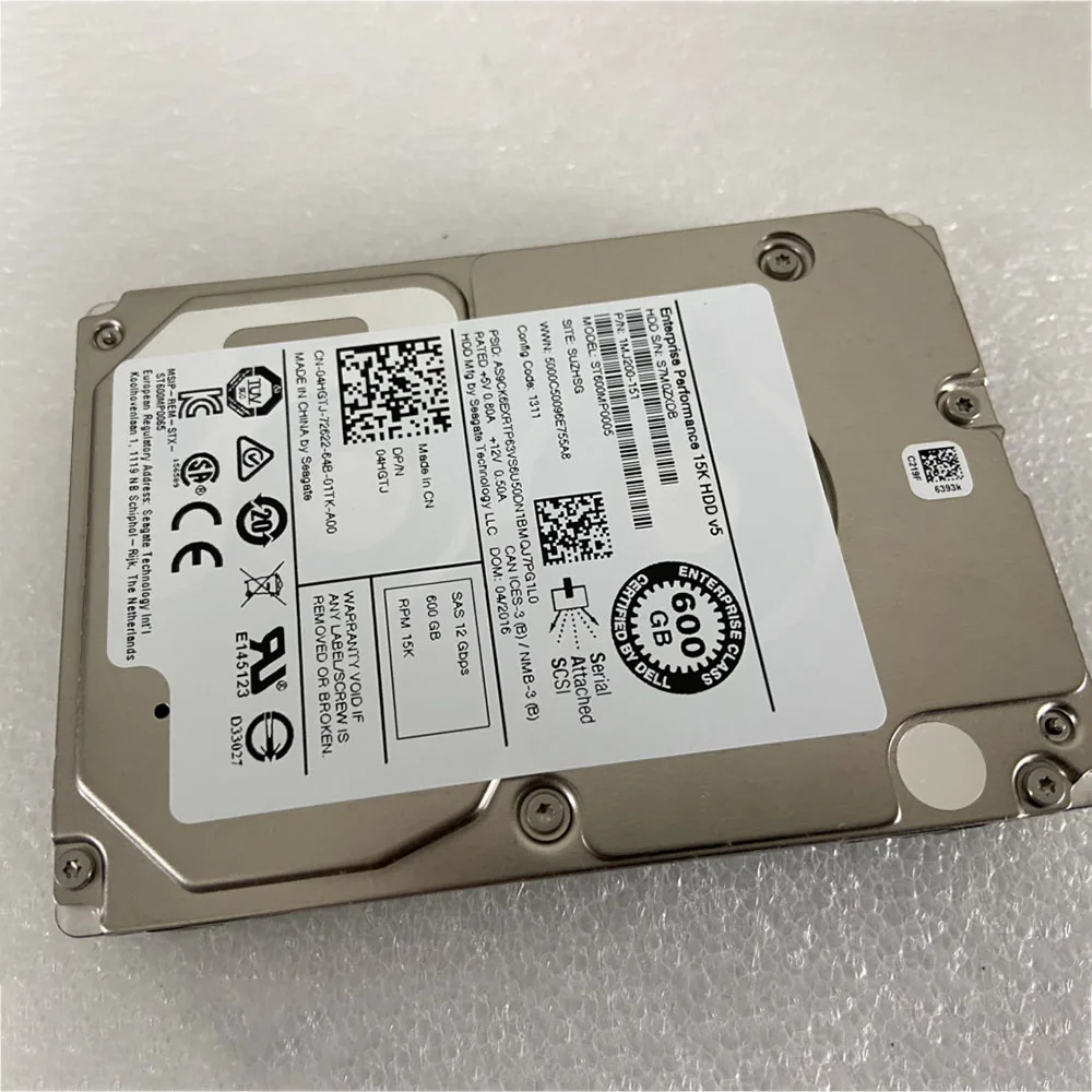 DELL ST600MP005 600G 600 15K 12GB SAS 04HGTJ 4HGTJ  ϵ ũ 2.5 Gb