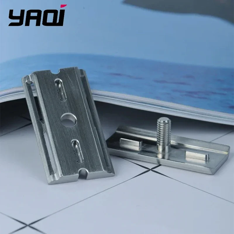 Yaqi Tile 1.15mm Blade Gap 316 Stainless Steel Safety Razor Head Retro Versatile Shaving Tool Achieve Smooth And Precise Shaving
