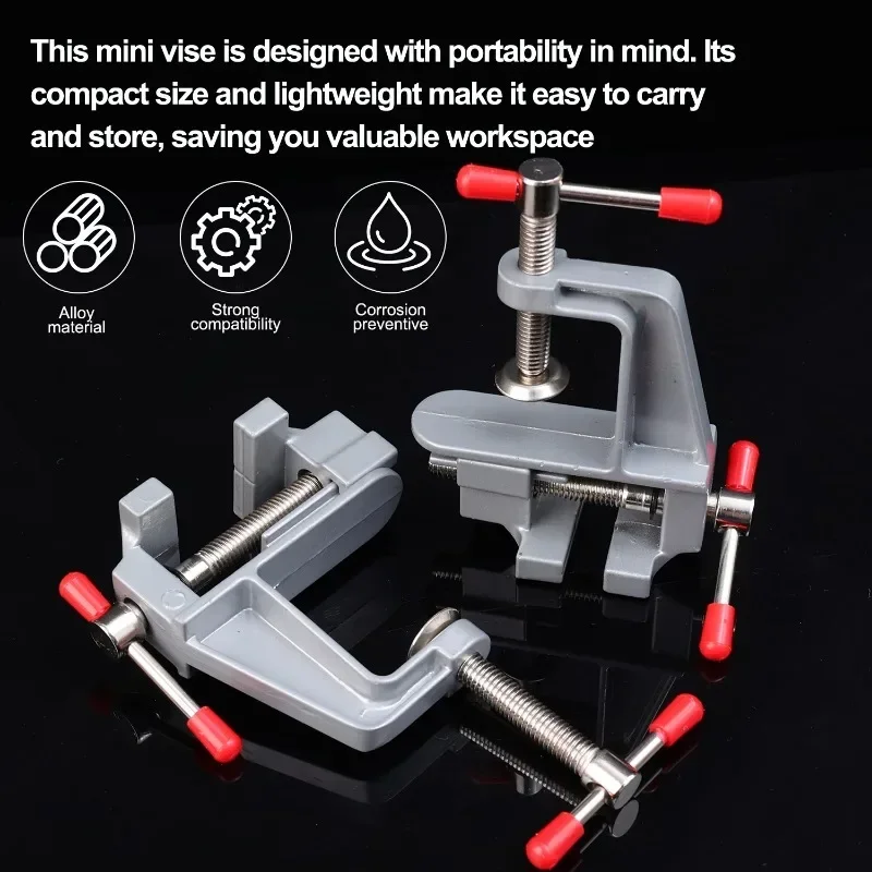 Flat Table Vise Pliers Multi-functional Toggle Clamp Workbench Positioning Fixture Jewelry Make Repair Tool for DIY Craft Mold 4