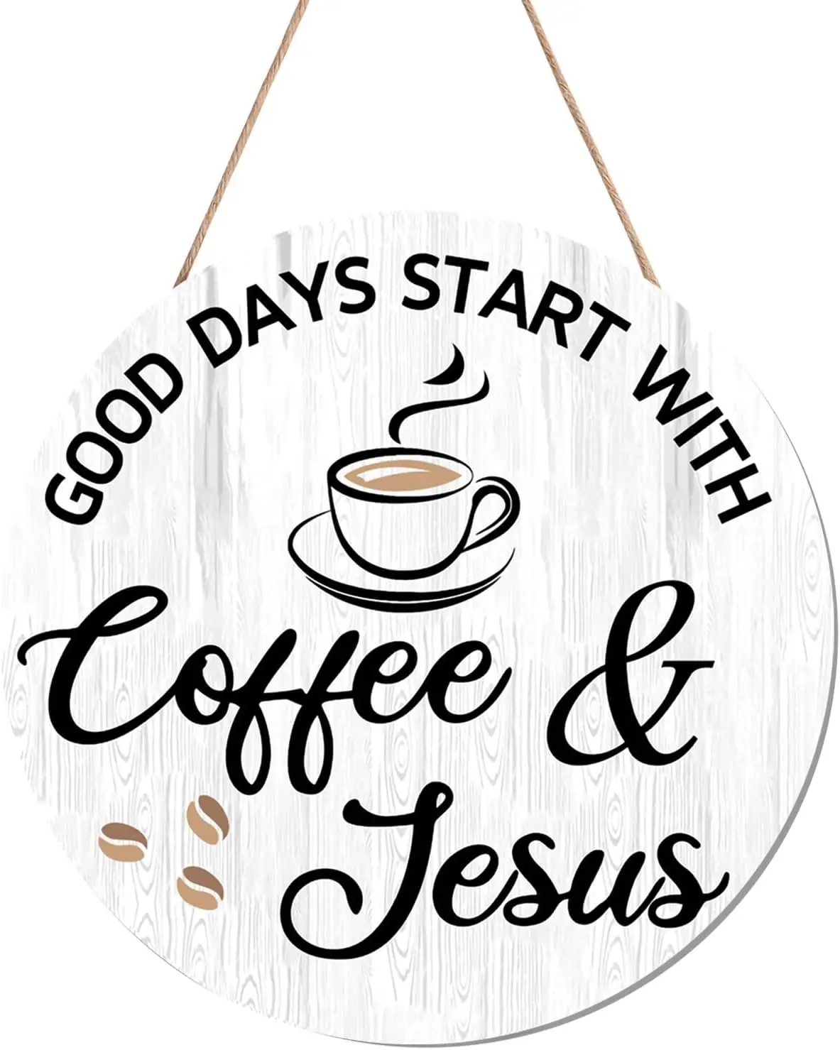 Panneaux de café décor pour café Bar bois ferme panneau mural décor pour cuisine maison bureau café Station de café cadeau de pendaison de crémaillère