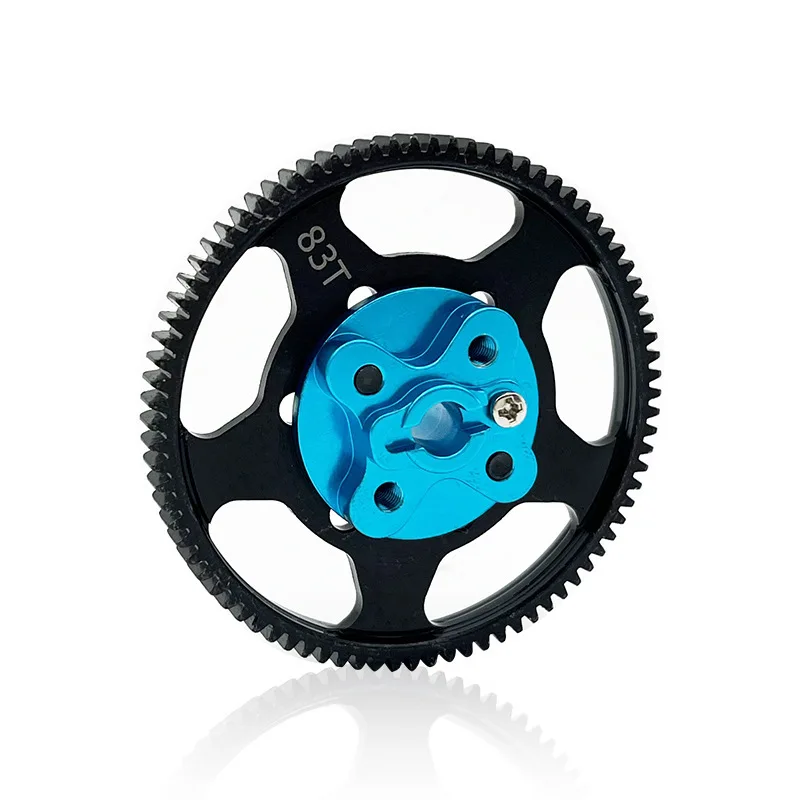 Axial SCX10 & Wraith Upgrade Steel Spur Gear - 48 Pitch, 83 Tooth, Black (1-Piece Set)
