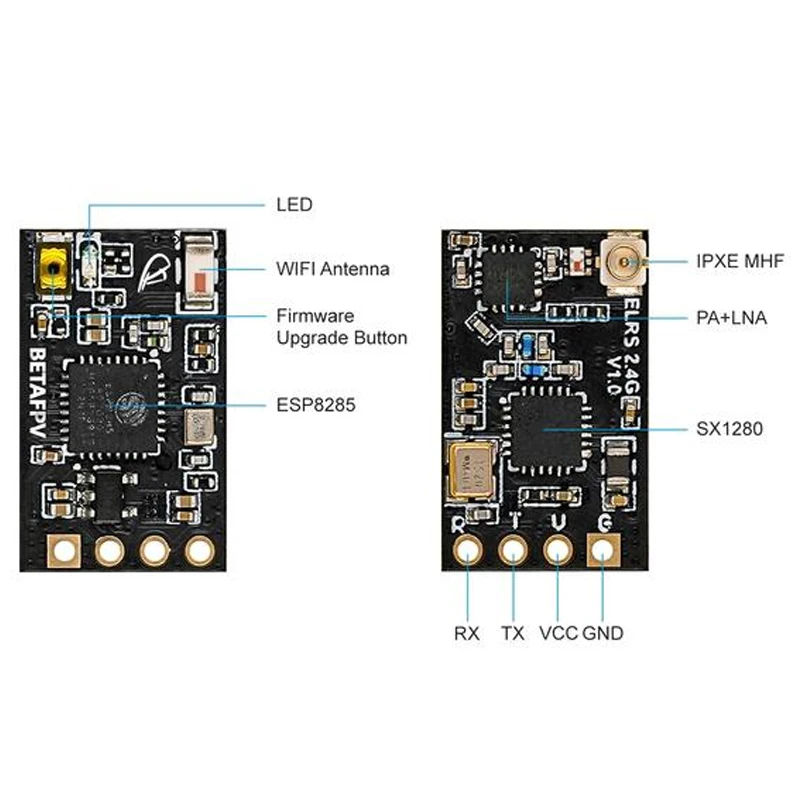 BETAFPV-ELRS ű ø, ELRS /Ʈ/ũ/  2.4G/915MHz RX Ÿ ű RC FPV ̽ п