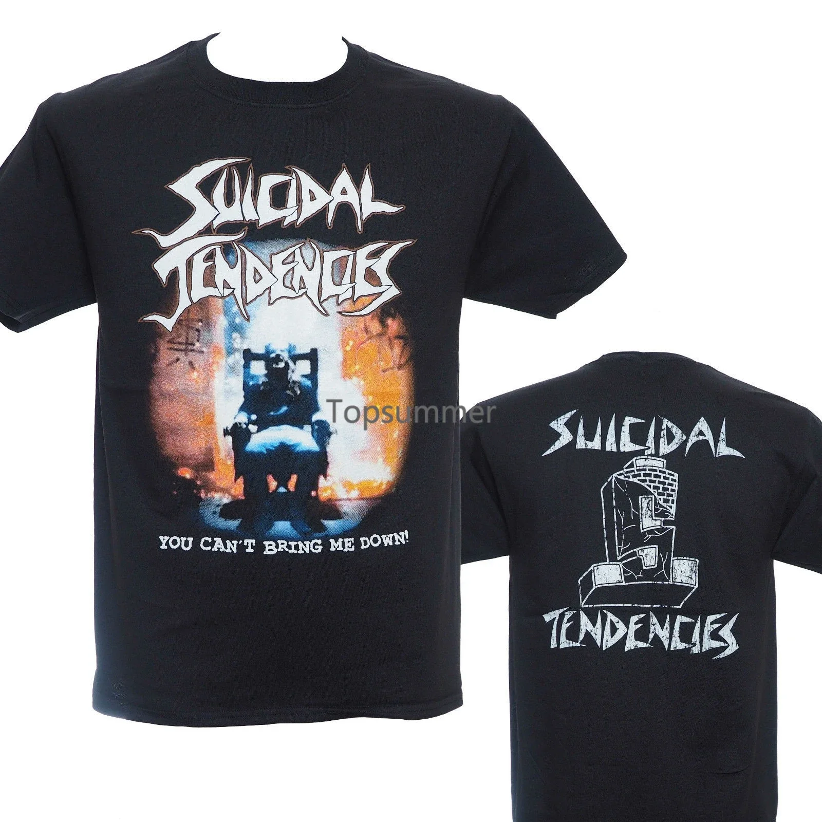 

Suicidal Tendencies You Cant Bring Me Down T-Shirt New M L Xl 2Xl Cotton T-Shirts Fashion