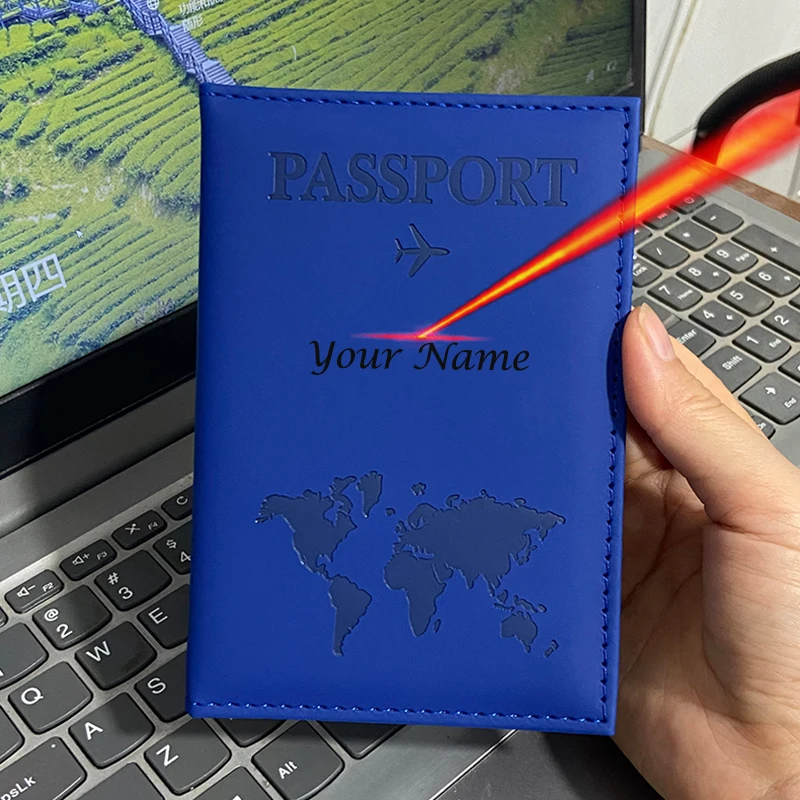 Personalized Passport Holder and Travel Wallet in PU Leather