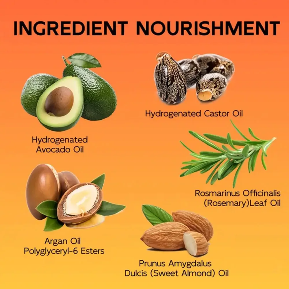 Maschera per capelli organica con rosmarino, cipolla Biotina 3 in 1 Trattamento naturale Nutriente Riduce la caduta dei capelli Prodotti per capelli anti-rottura100ml 2