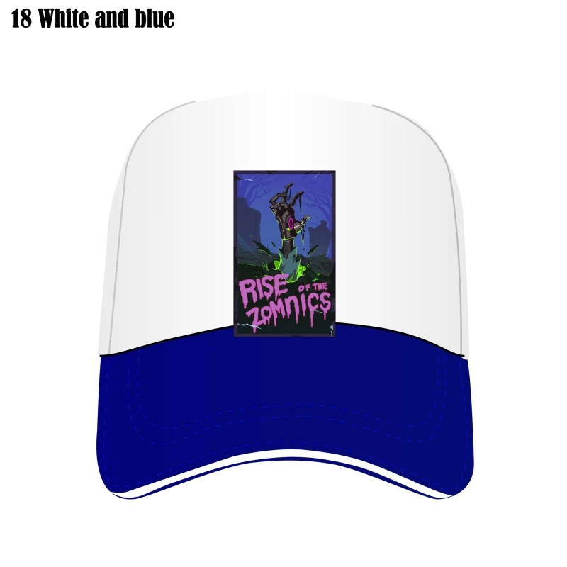 

Custom Hat Red Bill Hats Rise Of The Zomnics Men Fashion Mesh