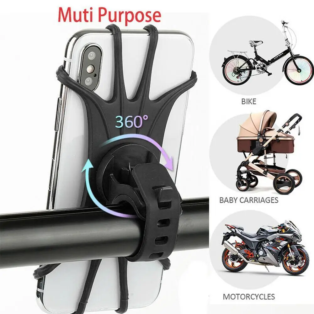 Bicycle Phone Holder 360° Rotating For Phone 11 Un... - Grandado - Foto 2