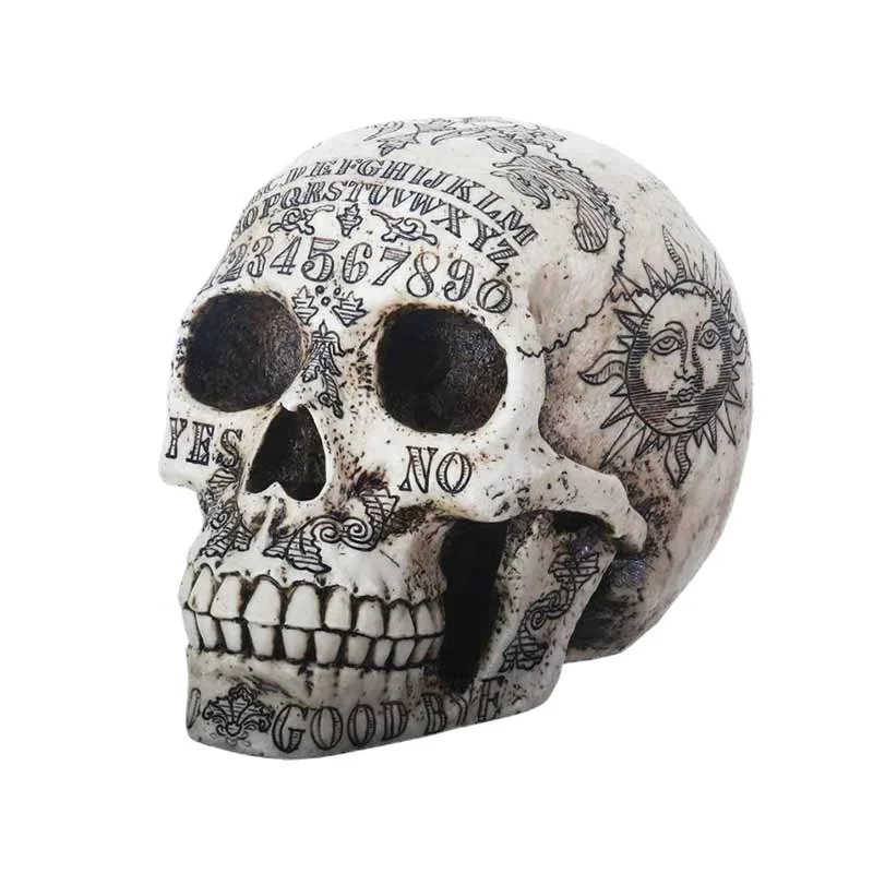 13cm Creativity Personality for Black Horror Skull Decal Motorcycle Windows Scratch-Proof RV Car Stickers Bumper Decoration