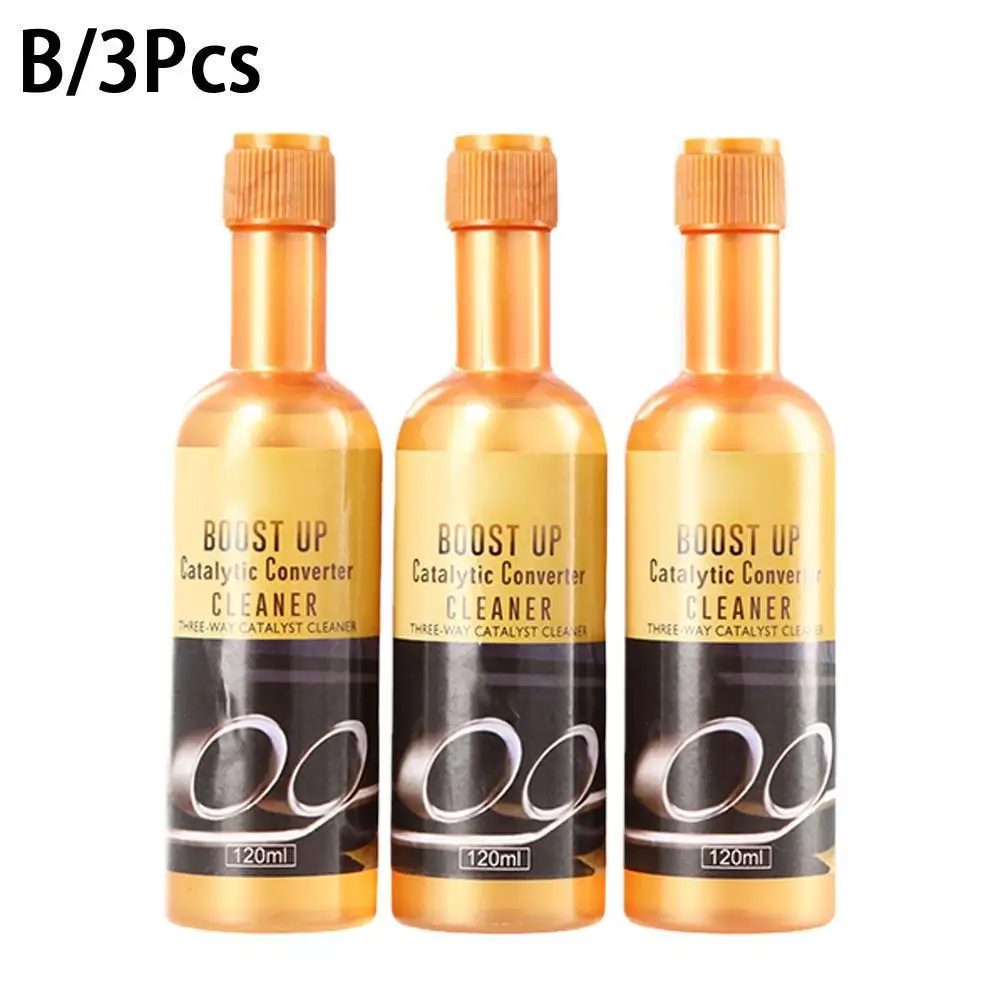 Catalytic Converter Cleaner 3pcs 120ml Automobile Engine CSV Clean Accelerators Catalysts Easy Cleaner