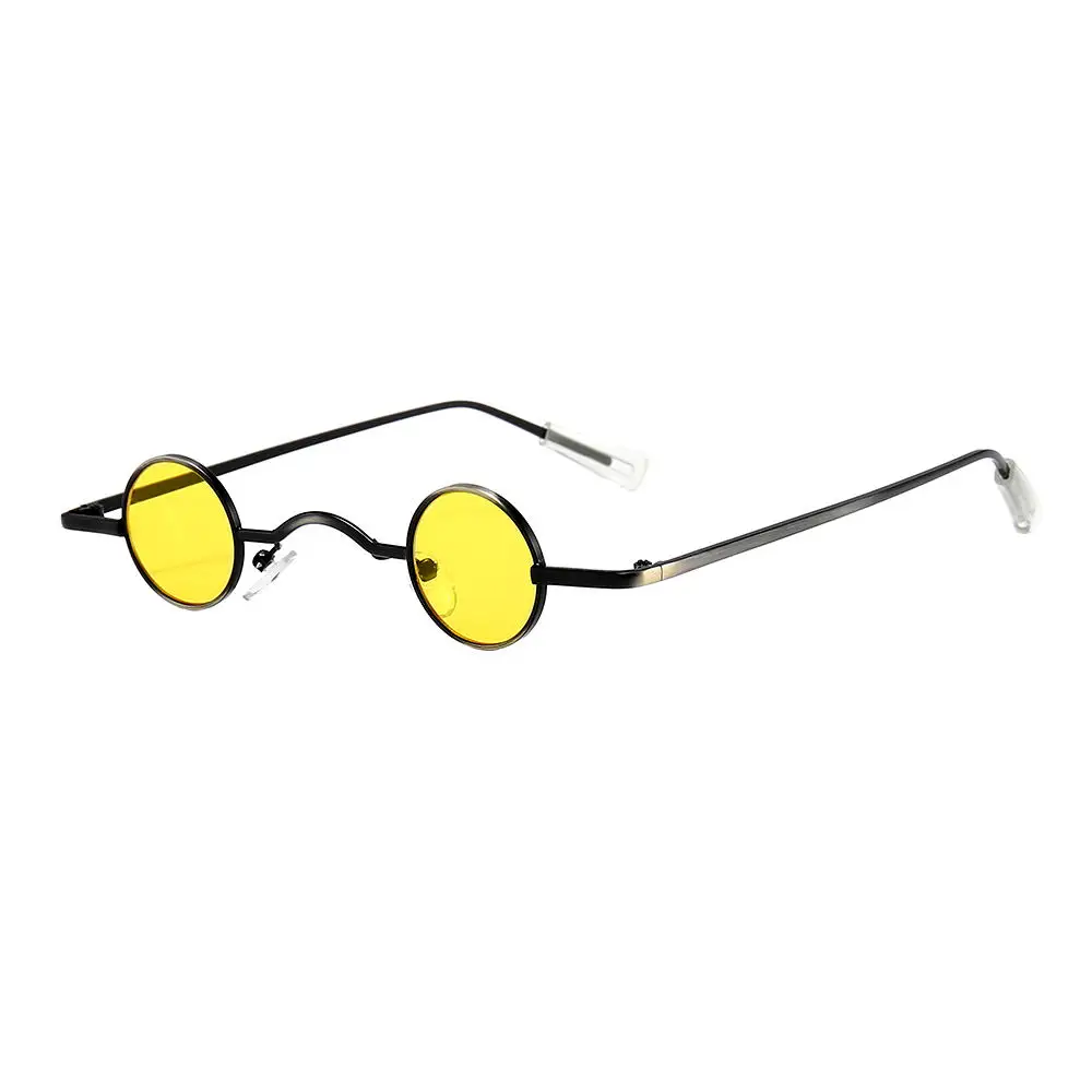 Retro Mini Sunglasses Round Men Metal Frame Gold Black Red Small Round Framed Sun glasses Male Goggles vintage sunglasses,retro round sunglasses