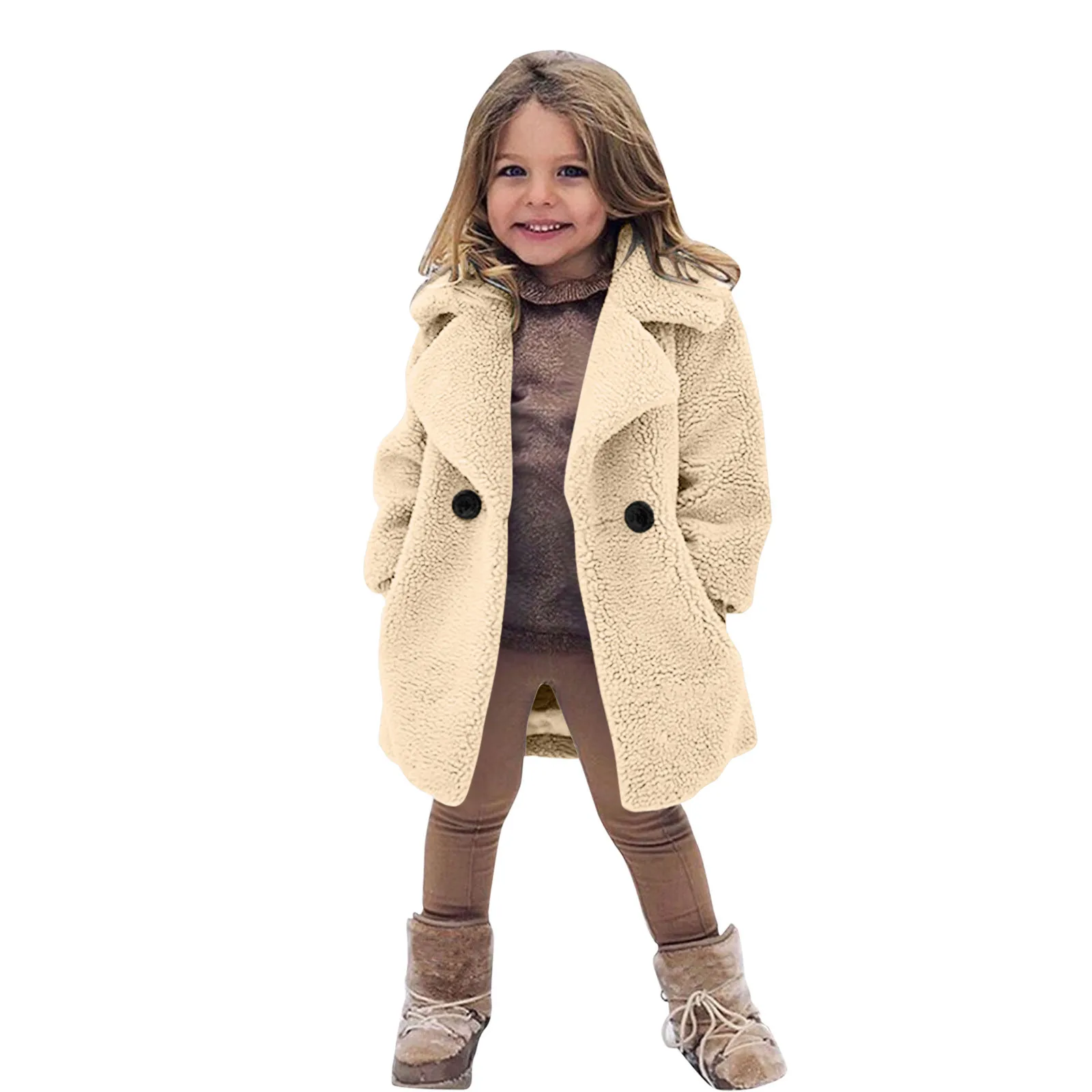Girls' Winter Warm Jacket Toddler Baby Kids Girls Winter Windproof Thicken Coat Jacket Warm Fleece Outerwear Детское Пальто