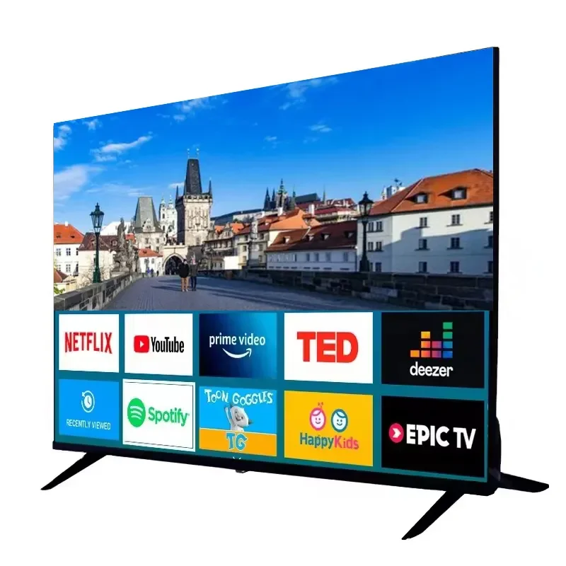 Manufacturer Smart Tv Television 24 32 40 43 50 55 65 Inch LED With Android WIFI Webos Tizen System TV
