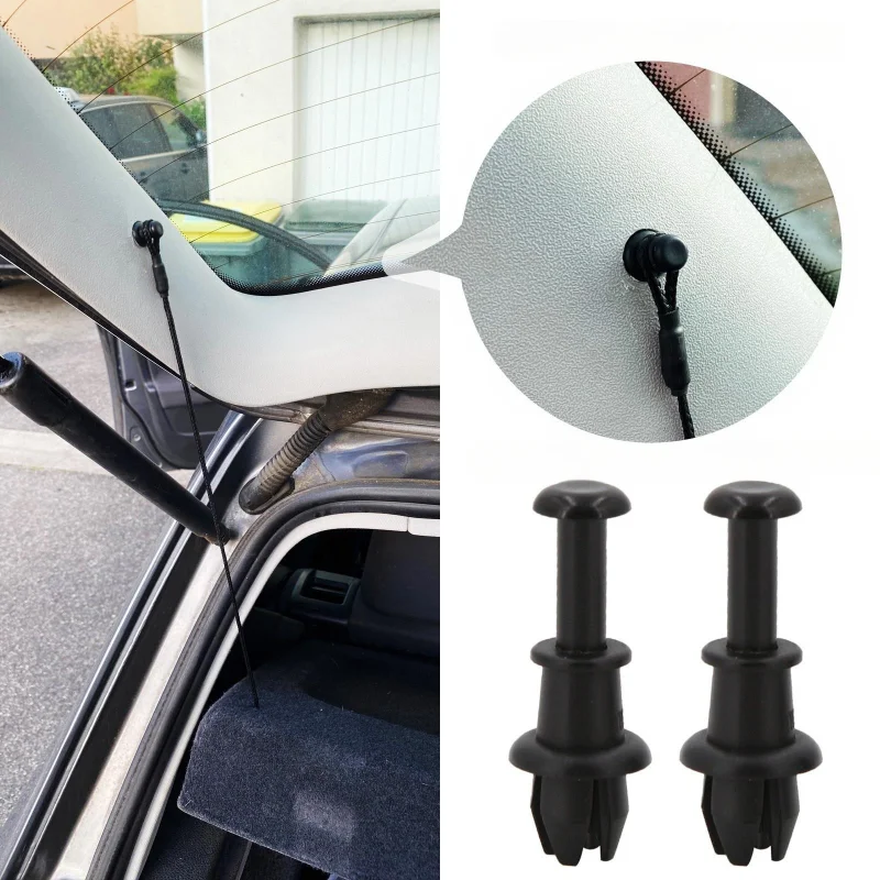 2Pcs Boot Trunk Parcel Shelf Strap String Clips Vassoio String Hanger Pivot Hook Per Volkswagen Golf 5 Mk6 Tiguan Polo Up T-Cros