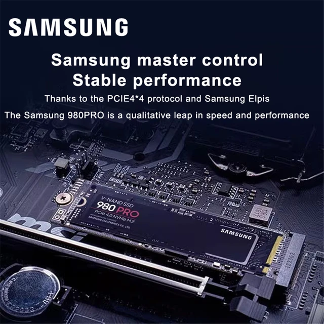 100% Original Samsung 980 PRO 2TB 1TB SSD PCIe 4.0 NVMe M.2 2280 500GB  Internal Solid State Drive For Desktop Computer PS5 PC - AliExpress