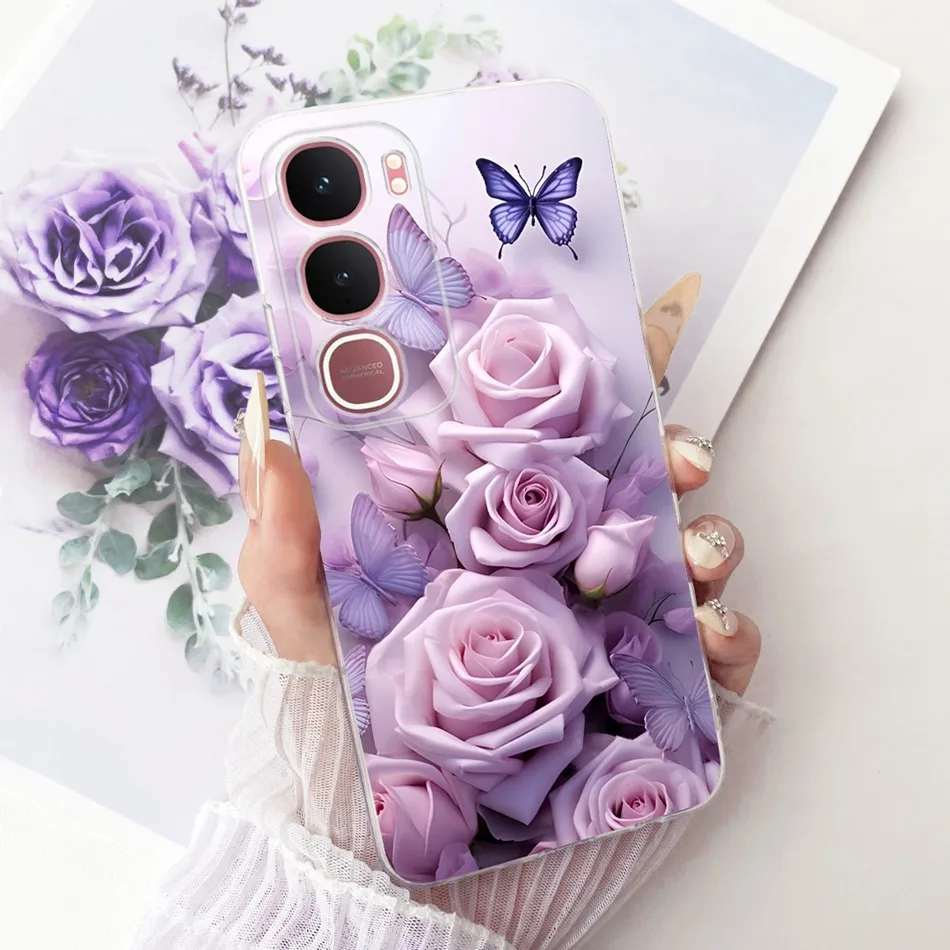 Elegant Flower Butterfly Soft Silicone Phone Case - Premium Back Cover