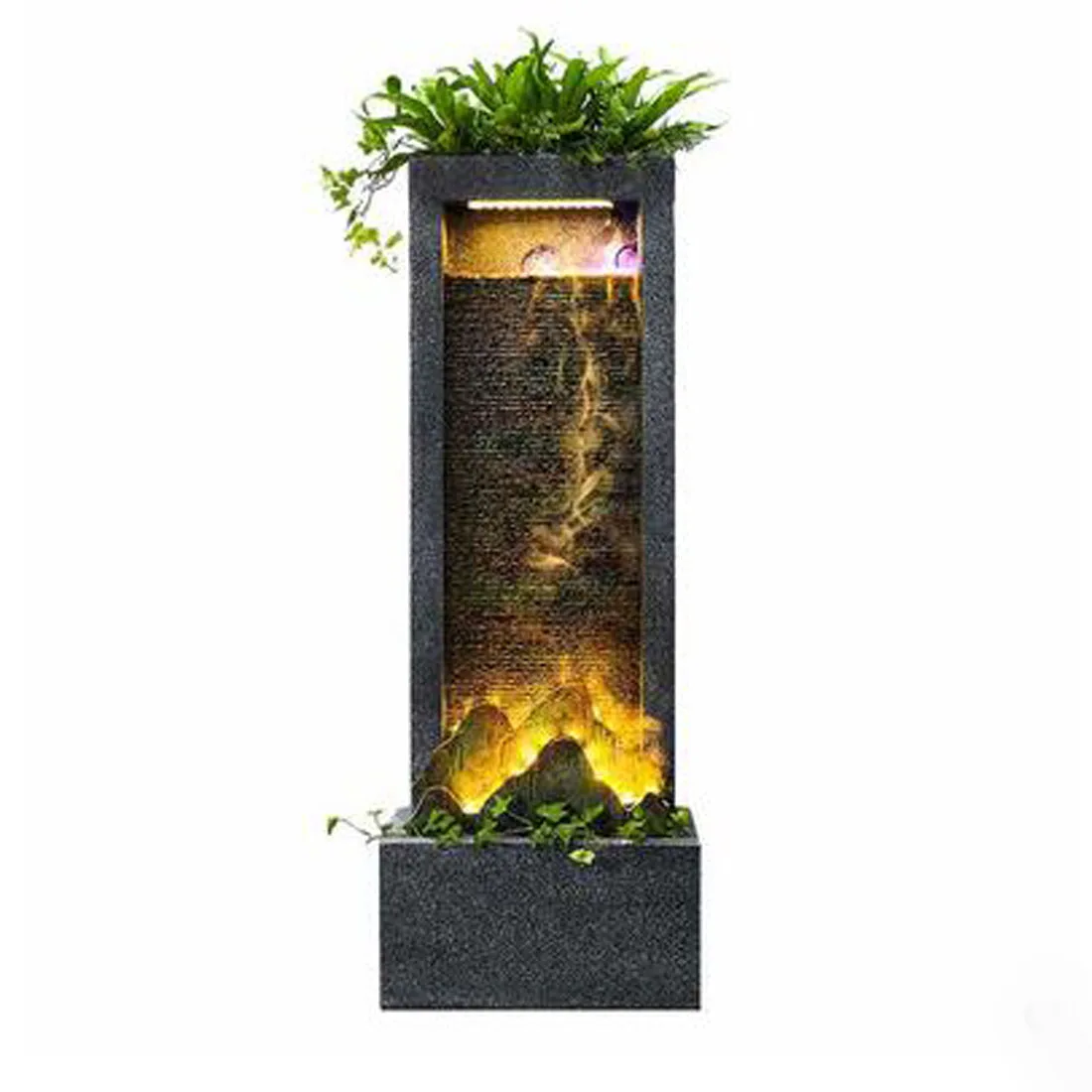 

Modern simple floor screen living room water curtain wall interior decoration rockery running water home fountain decoration hum