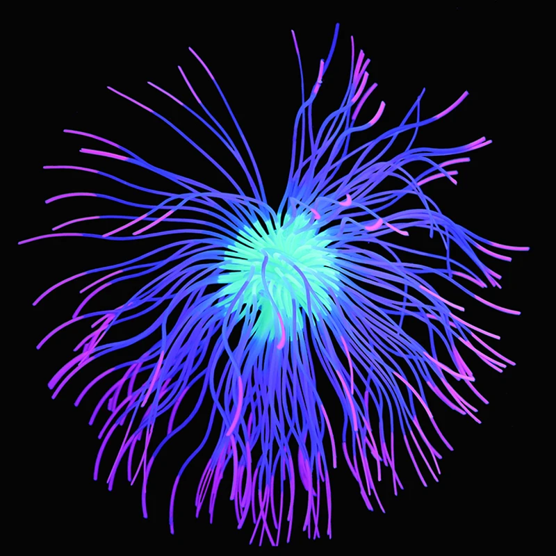 Artificial Silicone Emulation Firework for Underwater World Decoration Aquarium Fish Tank
