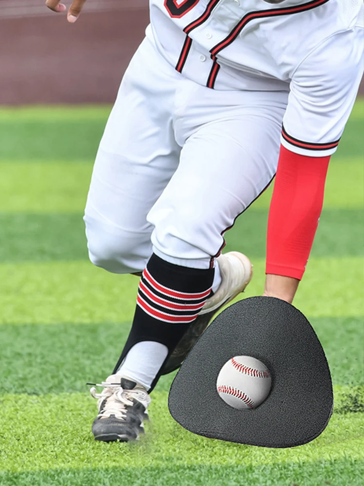 Baseball Pancake Gloves Flat Foam Infield Training Glove