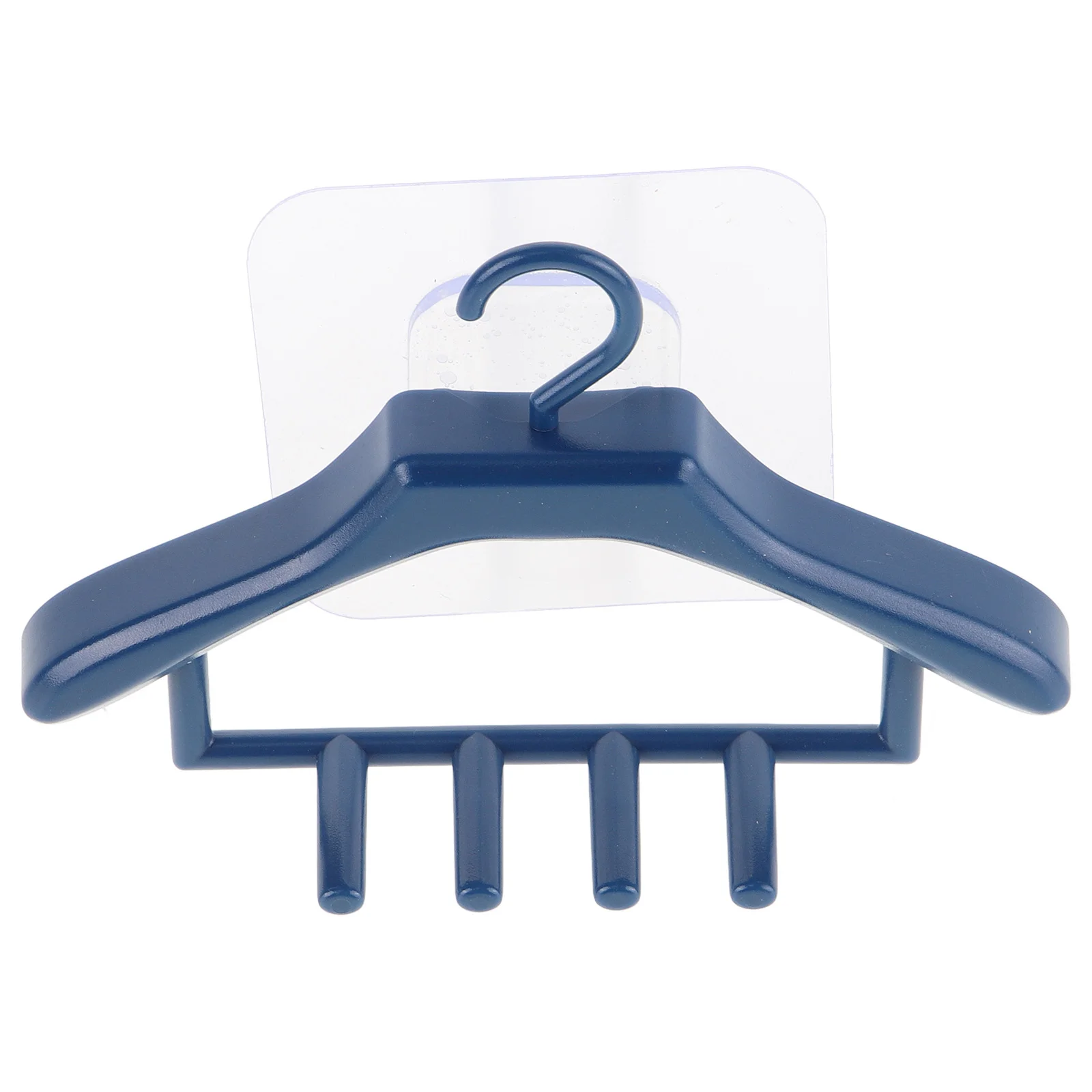 

Hanging Toothbrush Holder Toothbrushes Punch Free Plastic Wall Mounted Holders for Bathrooms