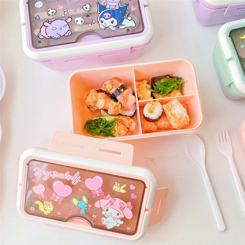 Kuromi got her wish!  Bento box, Bento, Bento box recipes