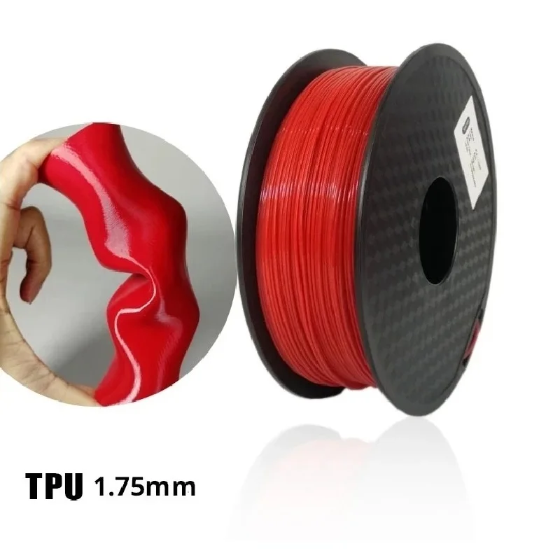 Flexible TPU Filament 1kg 500g 250g 3D Printer Filament TPU 1.75mm Plastic Material TPU Filamento 3D Resin Black Grey Blue 3d printer filament 3d plastic flexible tpu 95a 1 75mm 0 8kg consumables material for 3d printer parts