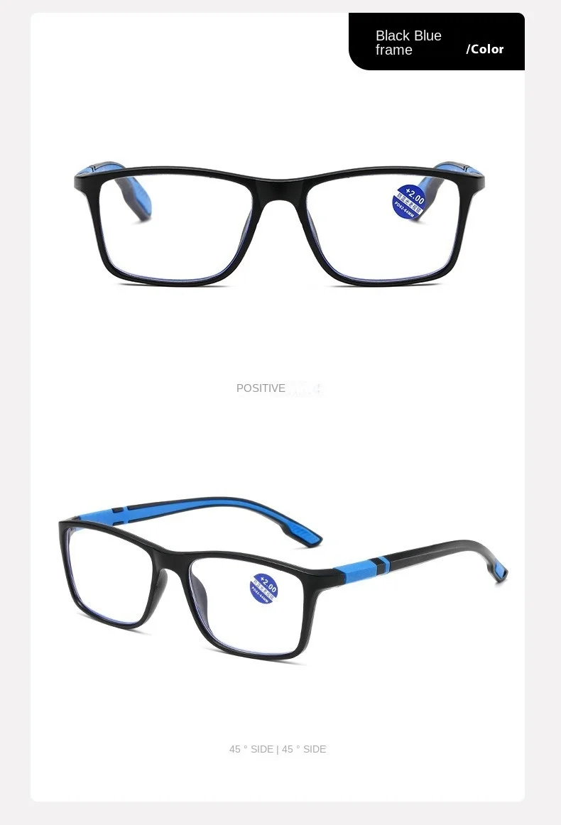 Neue Lesebrille Männer Frauen Anti Blau Licht Presbyopie Brillen Antifatigue Computer Brillen mit +1,5 +2,0 +2,5 +3,0 +4,0 – Detail 7