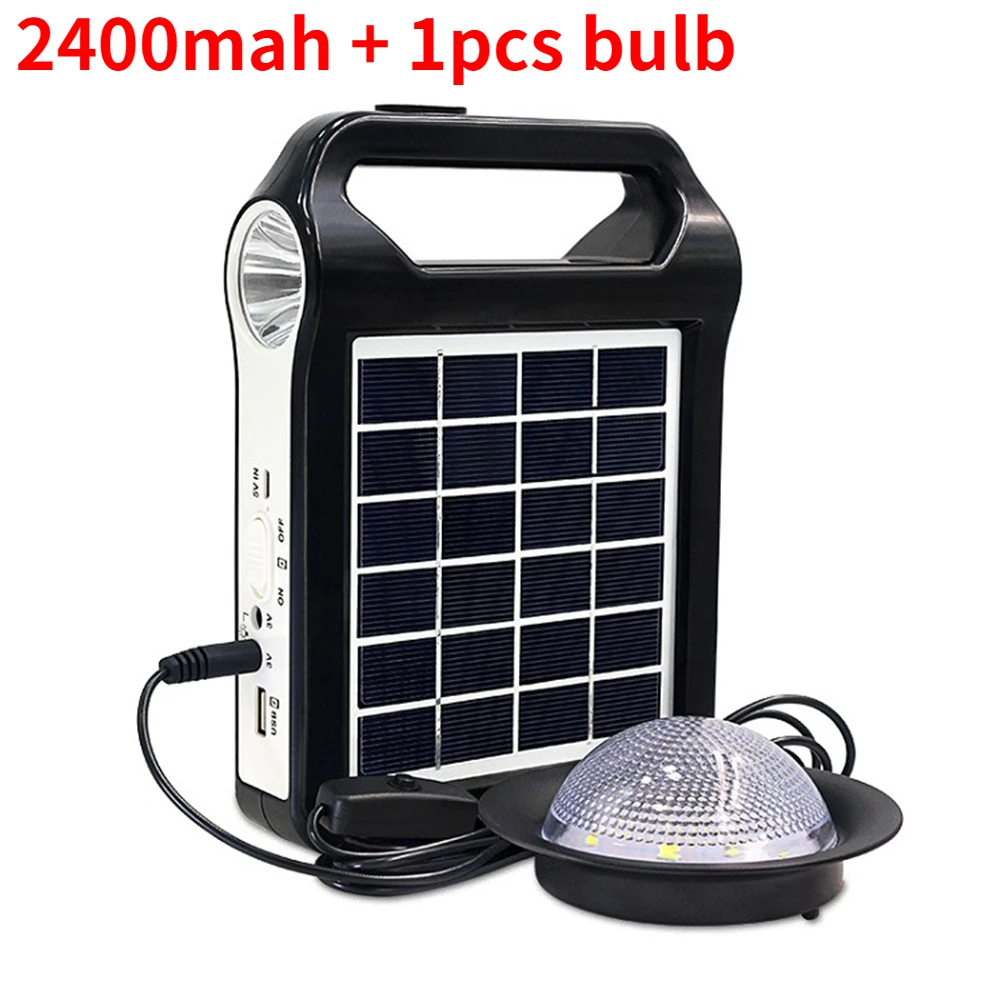 1 bulb 2400mah panel