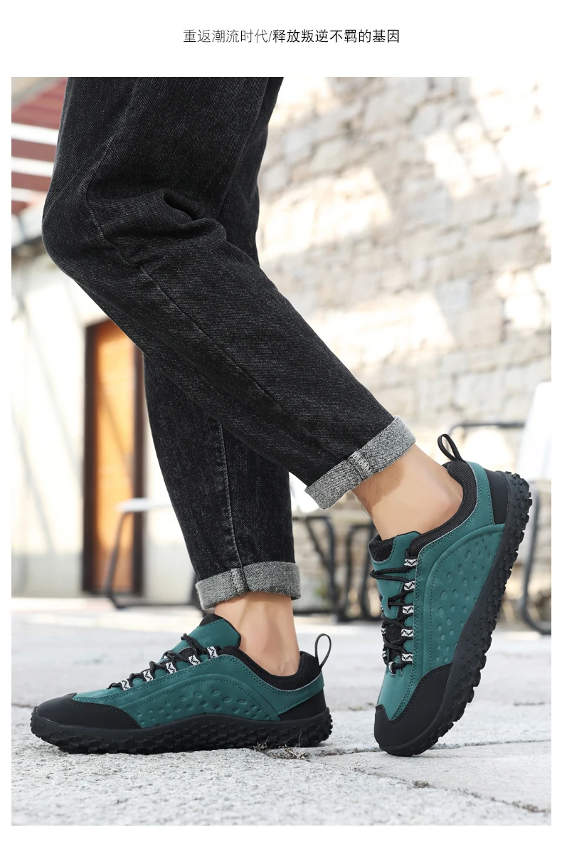 Mode Unisex Breitere Schuhe Atmungsaktive Mesh Männer Barfuß Breite zehen Schuhe Neue Wohnungen Weiche Null Tropfen Sohle Breiter Kappe turnschuhe Große Größe – Detail 35