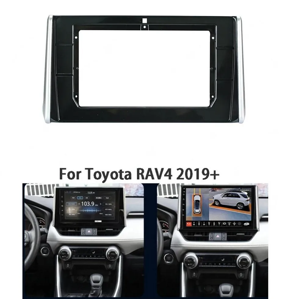 Ÿ RAV4 2019 +  ڵ  þ, ȵ̵    г, ׷  CD  Ʈ ġ ŰƮ, 10.1 ġ