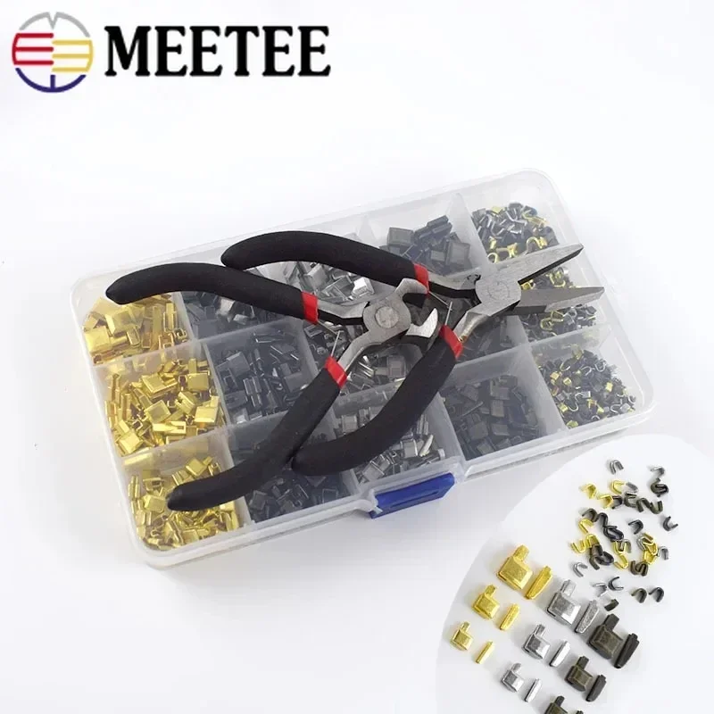 Zipper Repair Kit 1Set 3# 5# 8# Open-end Zipper Socket Stopper for Metal Nylon Resin Zippers