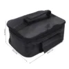 Portable Mini Car Microwave 12V Electric Heated Lunch Box Oven Fast Heating Picnic Box for Travel Camping Food Cooking Black 6