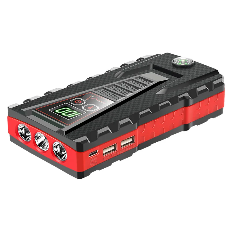 22000mAh Car Jump Starter 1200A Emergency Power Bank 12V Auto Car