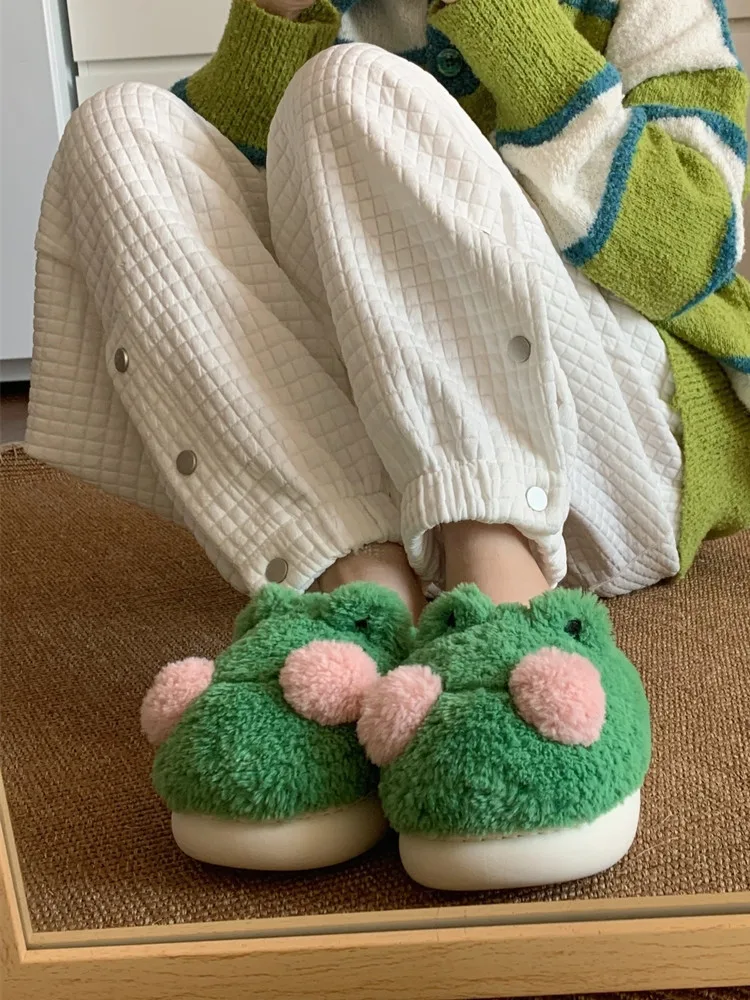 Pantuflas Antideslizantes Rana Para Hombre Y Mujer
