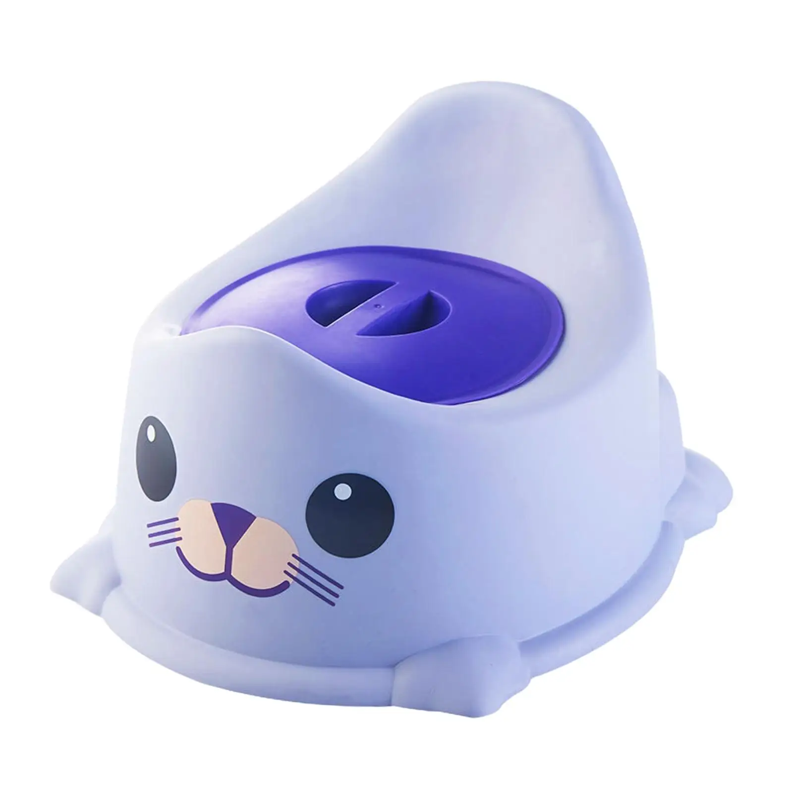 Baby Potty Training Chair Travel Easy to Clean AntiSlip with Lid for Boys Girls with Handle Splashing Guard Lovely Animal Potty