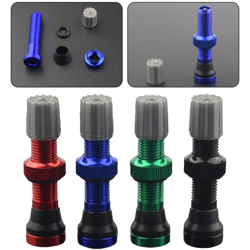 1Pc MTB Fahrrad Tubeless Ventil Fahrrad Felge Rad Reifen Reifen Für-Schrader Ventile 40mm Edelstahl Fahrrad Reifen teile W/Werkzeuge – Detail 2