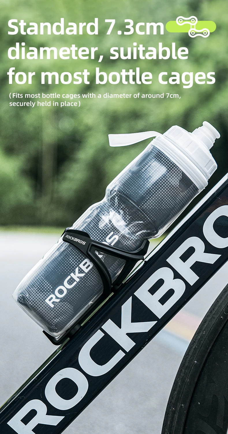 Bike Water Bottle 750ml PP5 Bicycle Insulated Water Bottle Outdoor Sports Fitnes