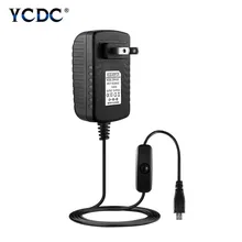 

5V 3A Power Supply Adapter+On/Off Switch For Raspberry Pi 3 Model B B+ US Plug Wall Charger US plug Power Charger Adapter