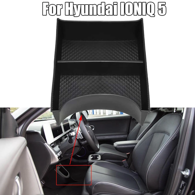 For Hyundai IONIQ 5 2021+ Central Armrest Storage Box Organizer Center  Console Tray Stowing Tidying Car Accessories - AliExpress