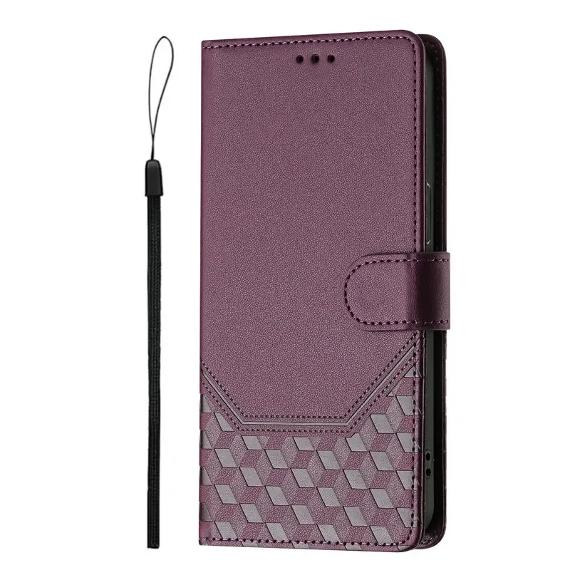 Premium RFID Leather Wallet Flip Case - Elegant Book Cover