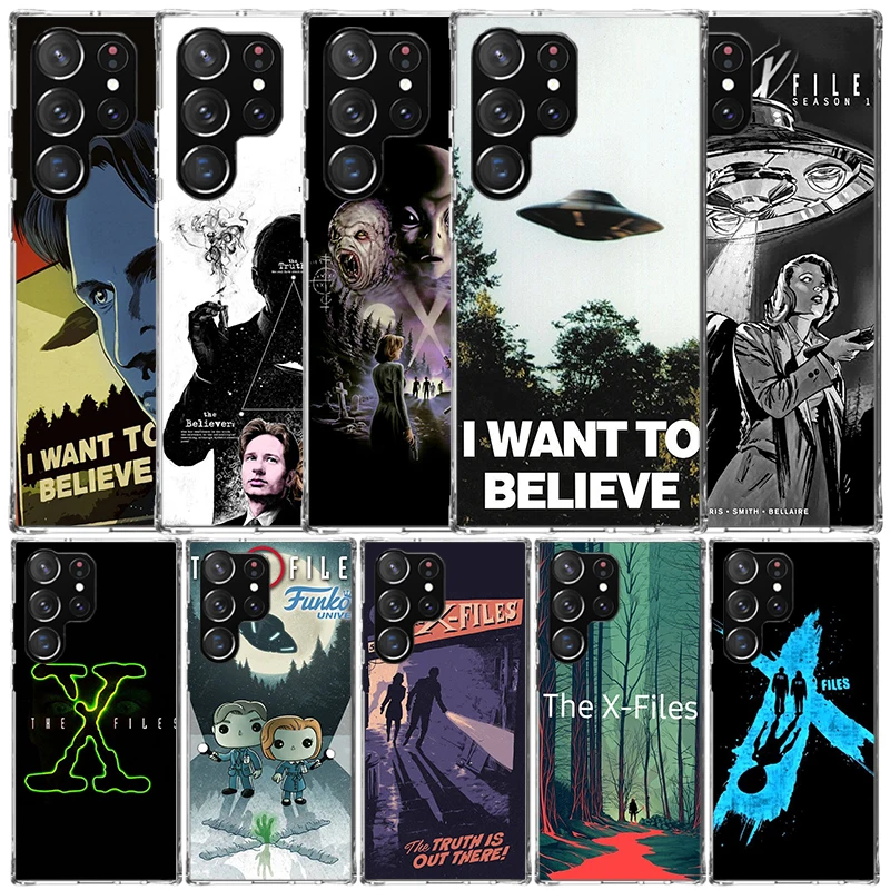 The X Files I Want to Believe Soft TPU Phone Case - Sleek and Durable Back Cover